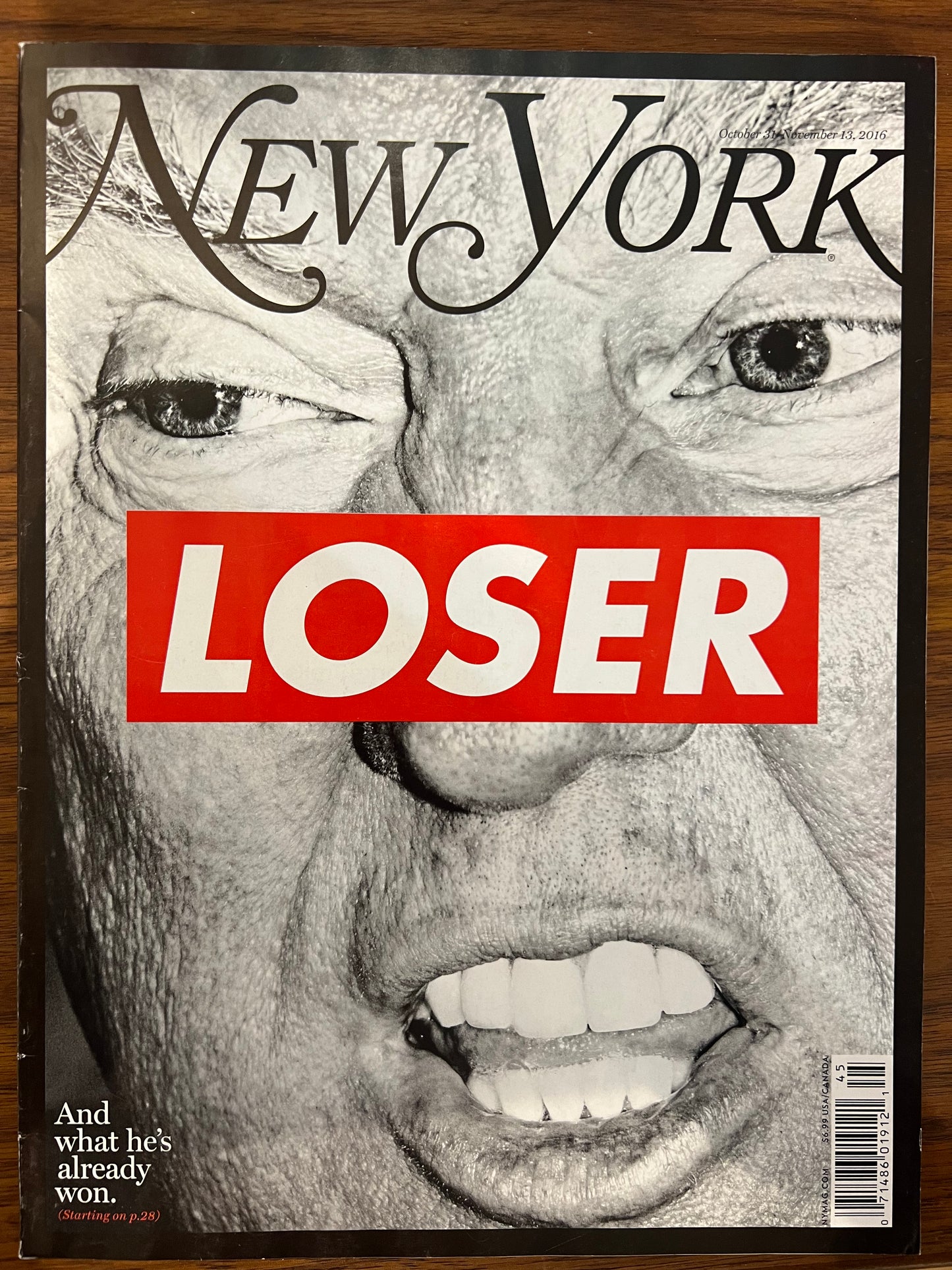 New York Magazine : "Loser"