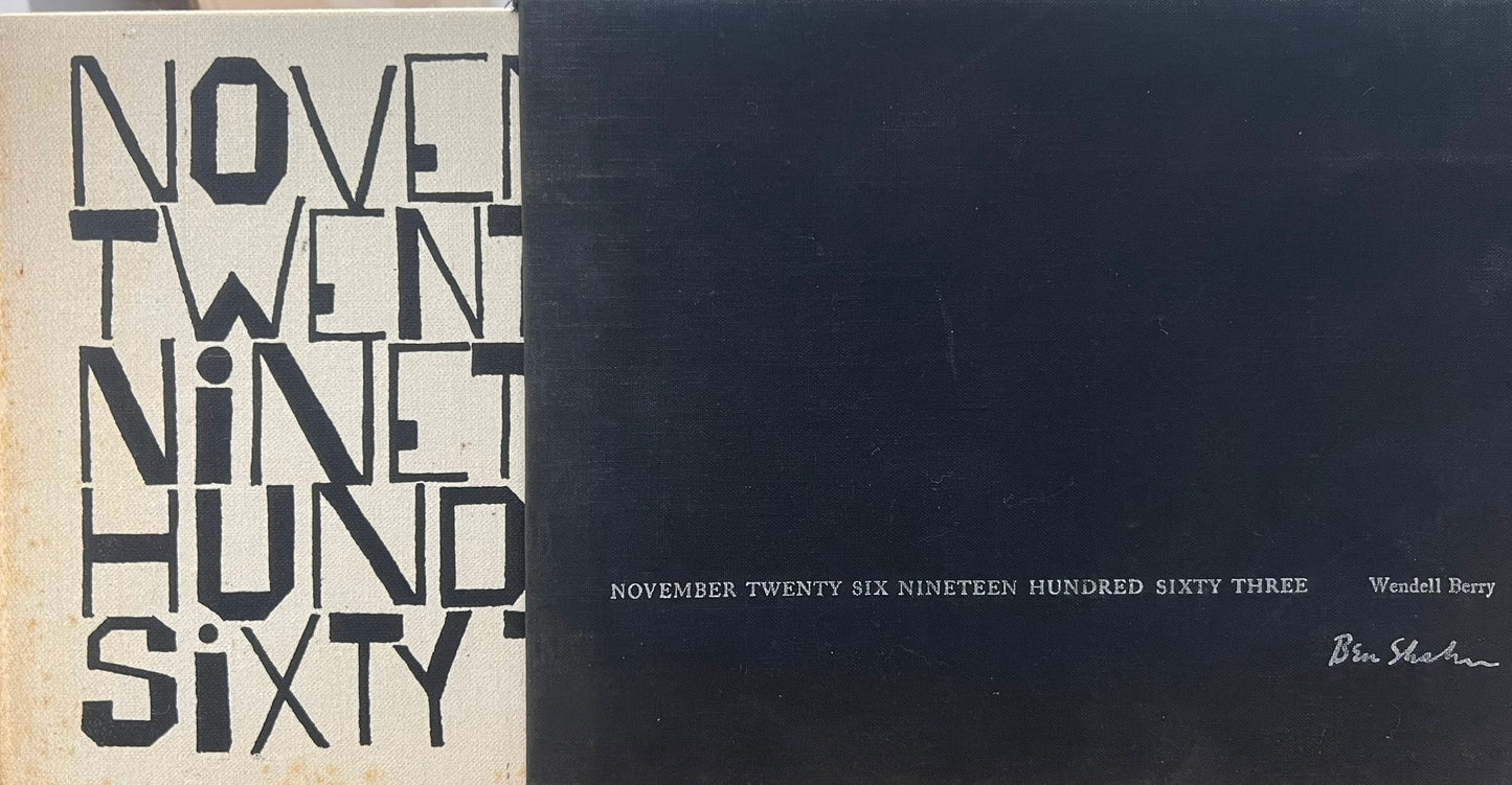 November Twenty Six Nineteen Hundred Sixty Three