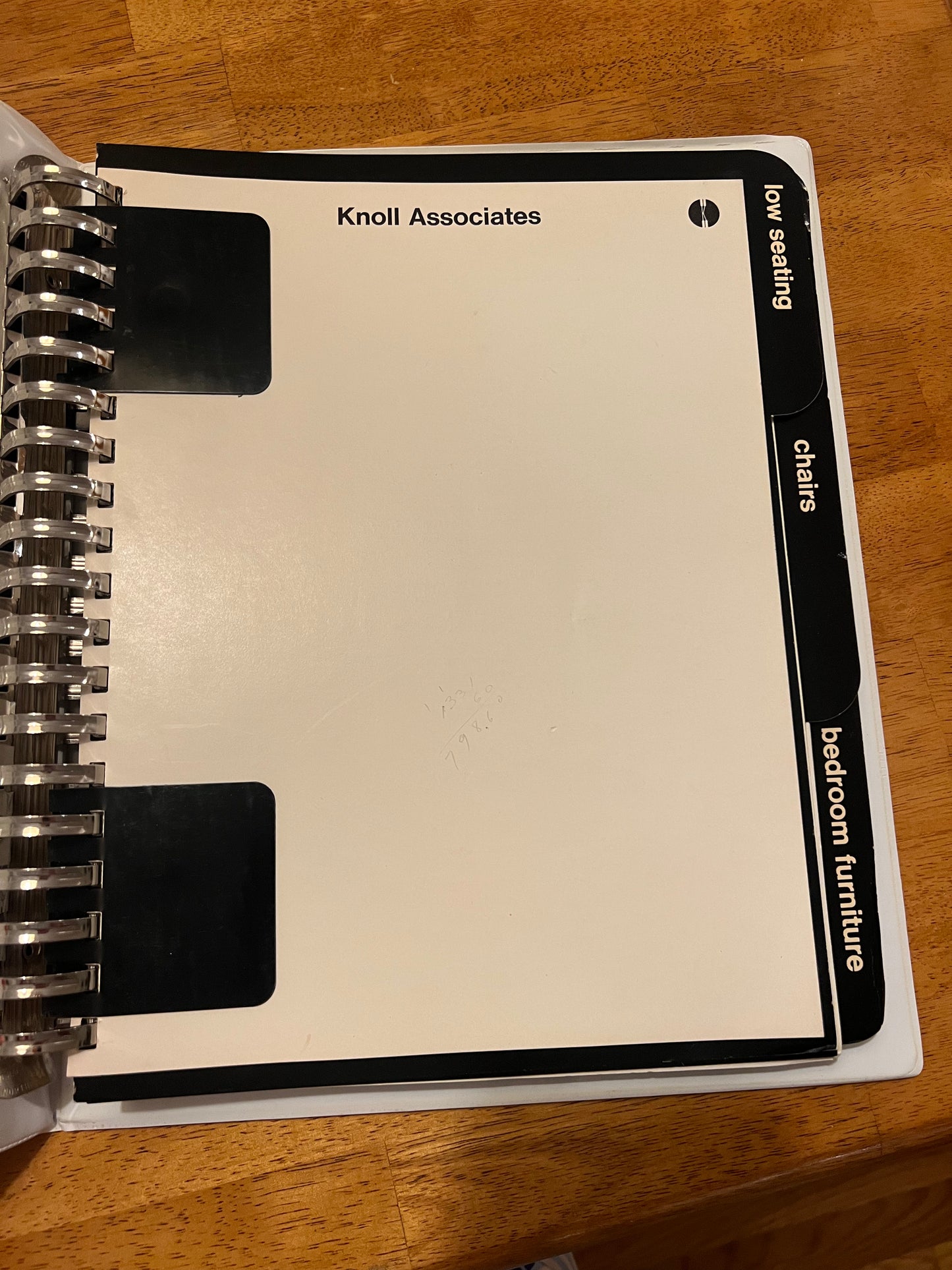 Knoll International - 1970's Catalog / Binder