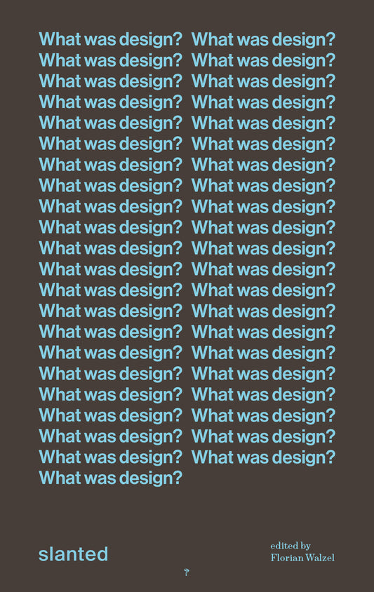 What was design? book cover
