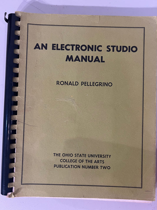 An Electronic Studio Manual