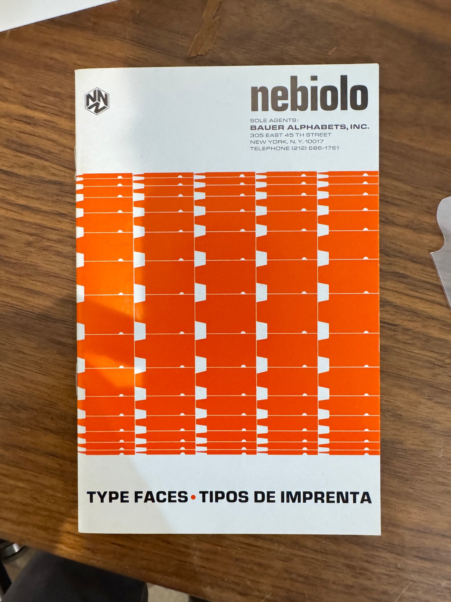 Nebiolo typography Catalogue