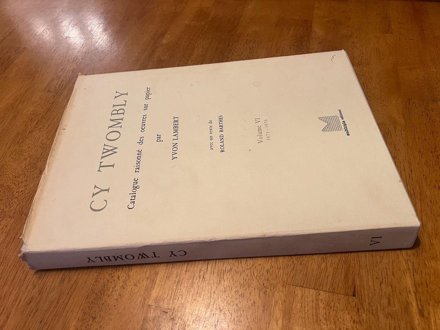 Cy Twombly: Catalogue Raisonne des Oeuvres sur Papier Volume VI 1973-1976