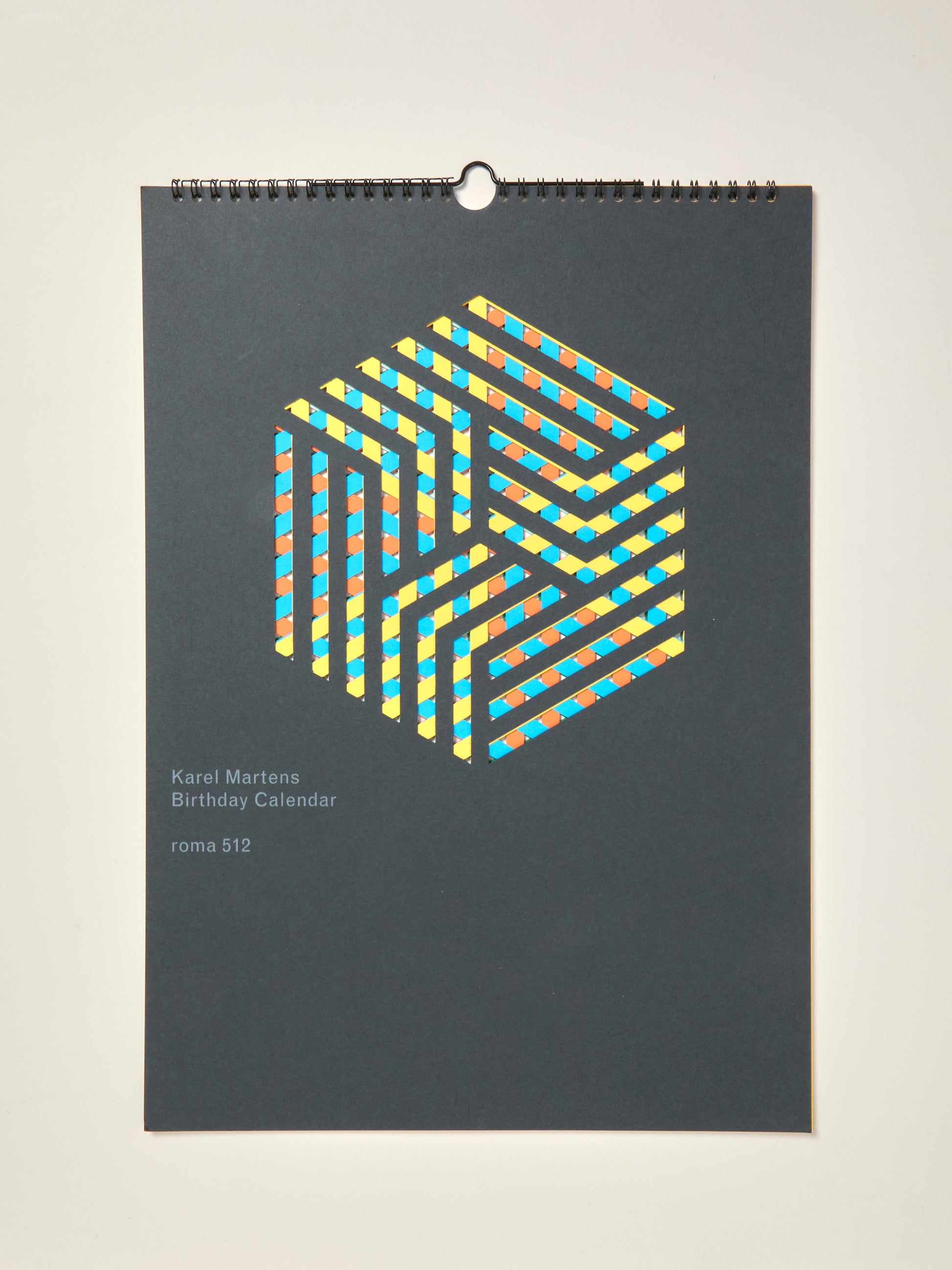 Karel Martens: Birthday Calendar cover