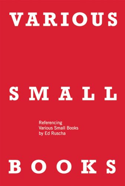 VARIOUS SMALL BOOKS: Referencing Various Small Books by Ed Ruscha